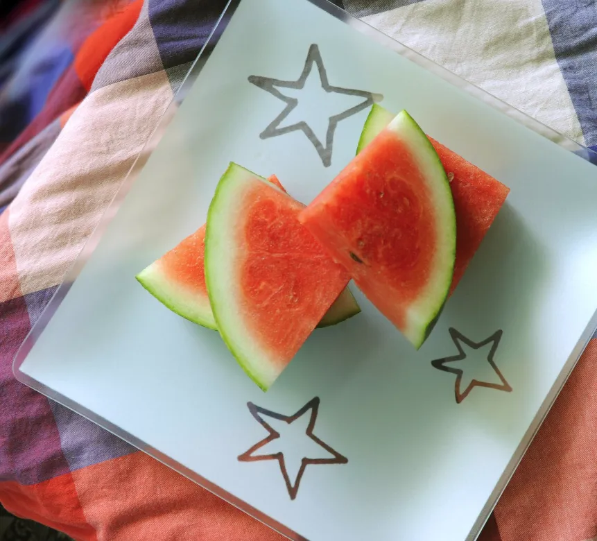 13" Recycled Etched Glass Stars Plate - benefiting AIDS organizations
