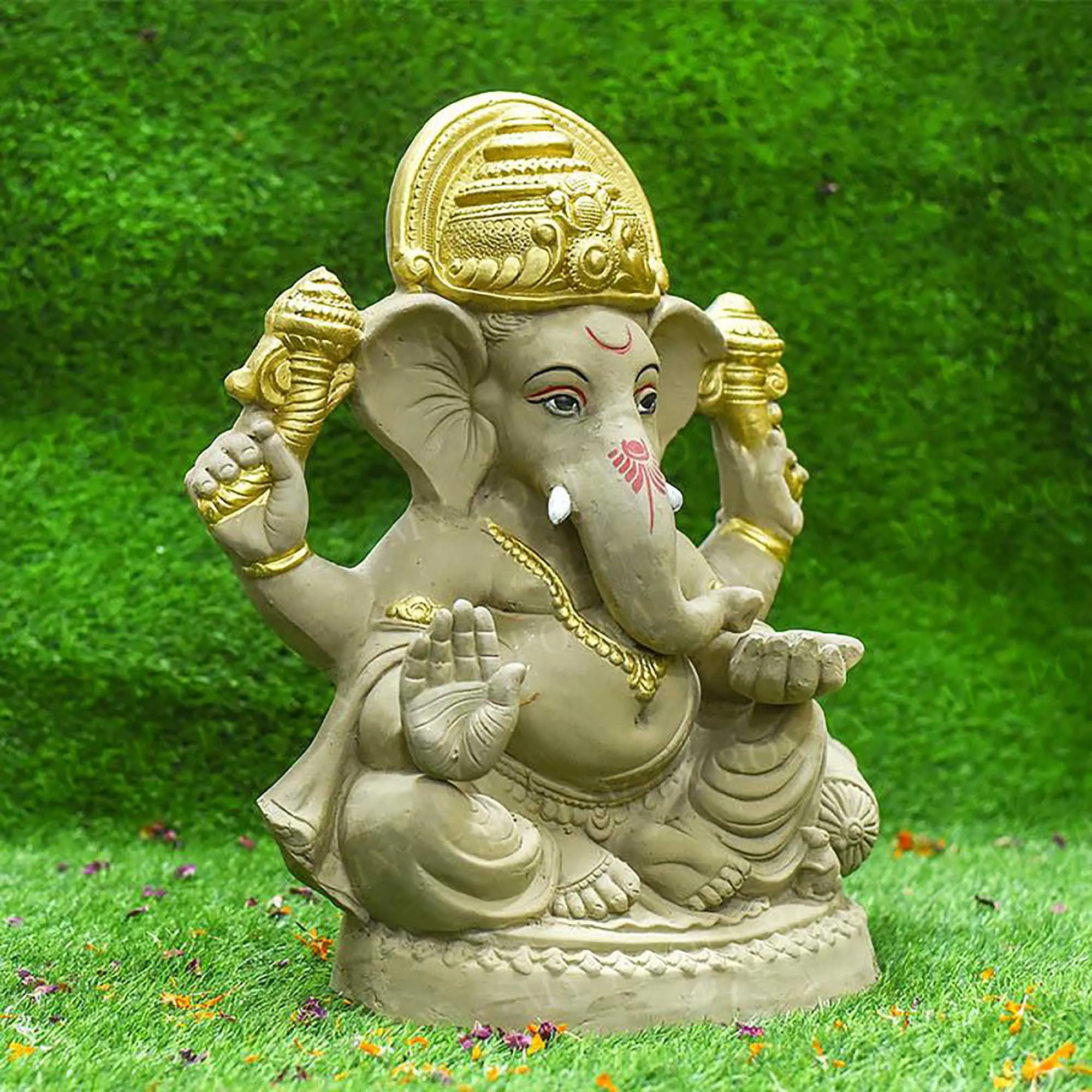 1.5FEET Kripalu Eco-Friendly Ganpati | Plant-A-Ganesha