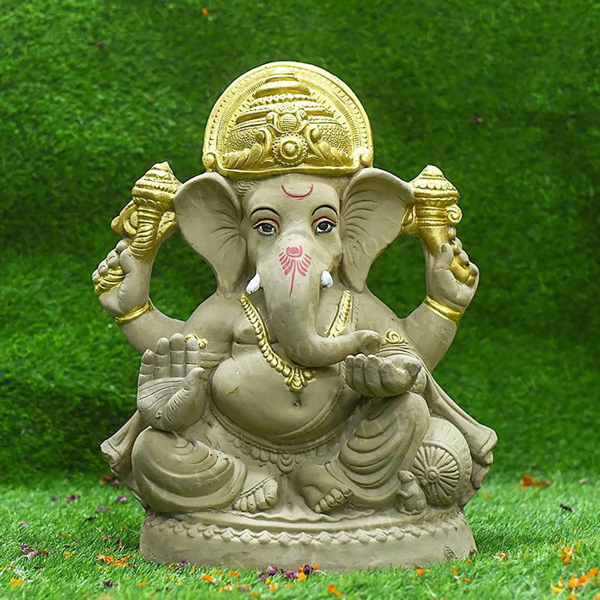 1.5FEET Kripalu Eco-Friendly Ganpati | Plant-A-Ganesha