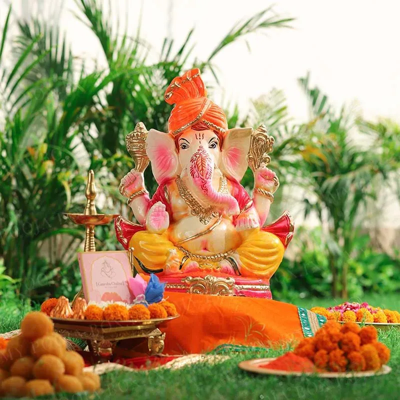 1.5FEET Rudveda Eco-Friendly Ganpati | Plant-A-Ganesha