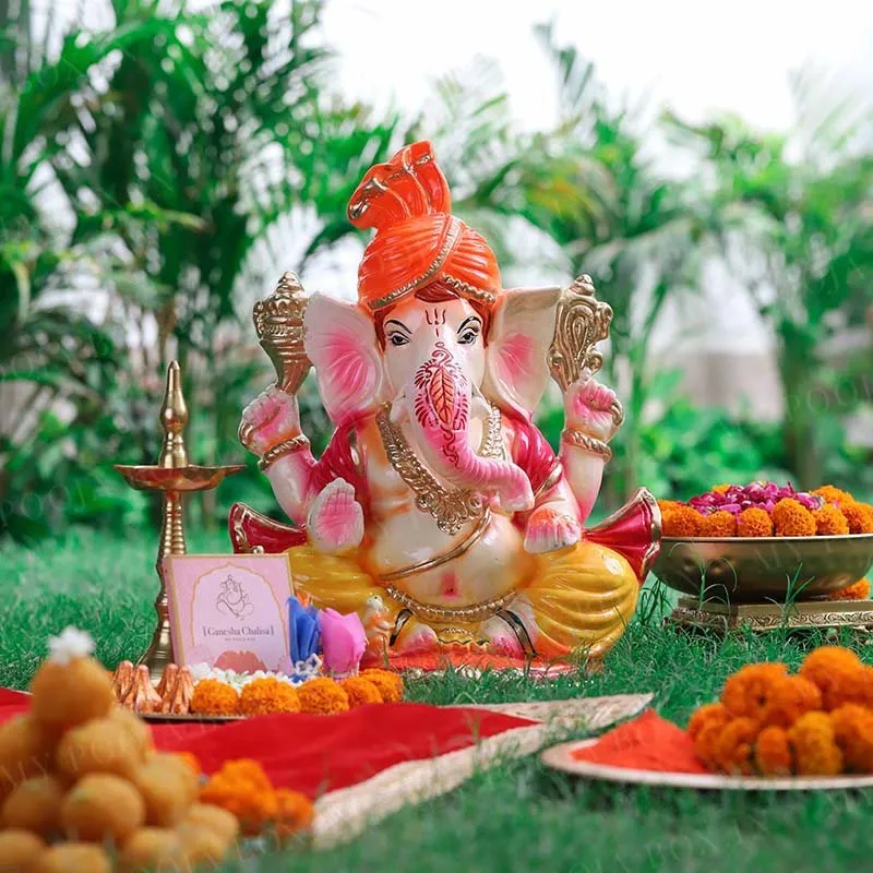 1.5FEET Rudveda Eco-Friendly Ganpati | Plant-A-Ganesha