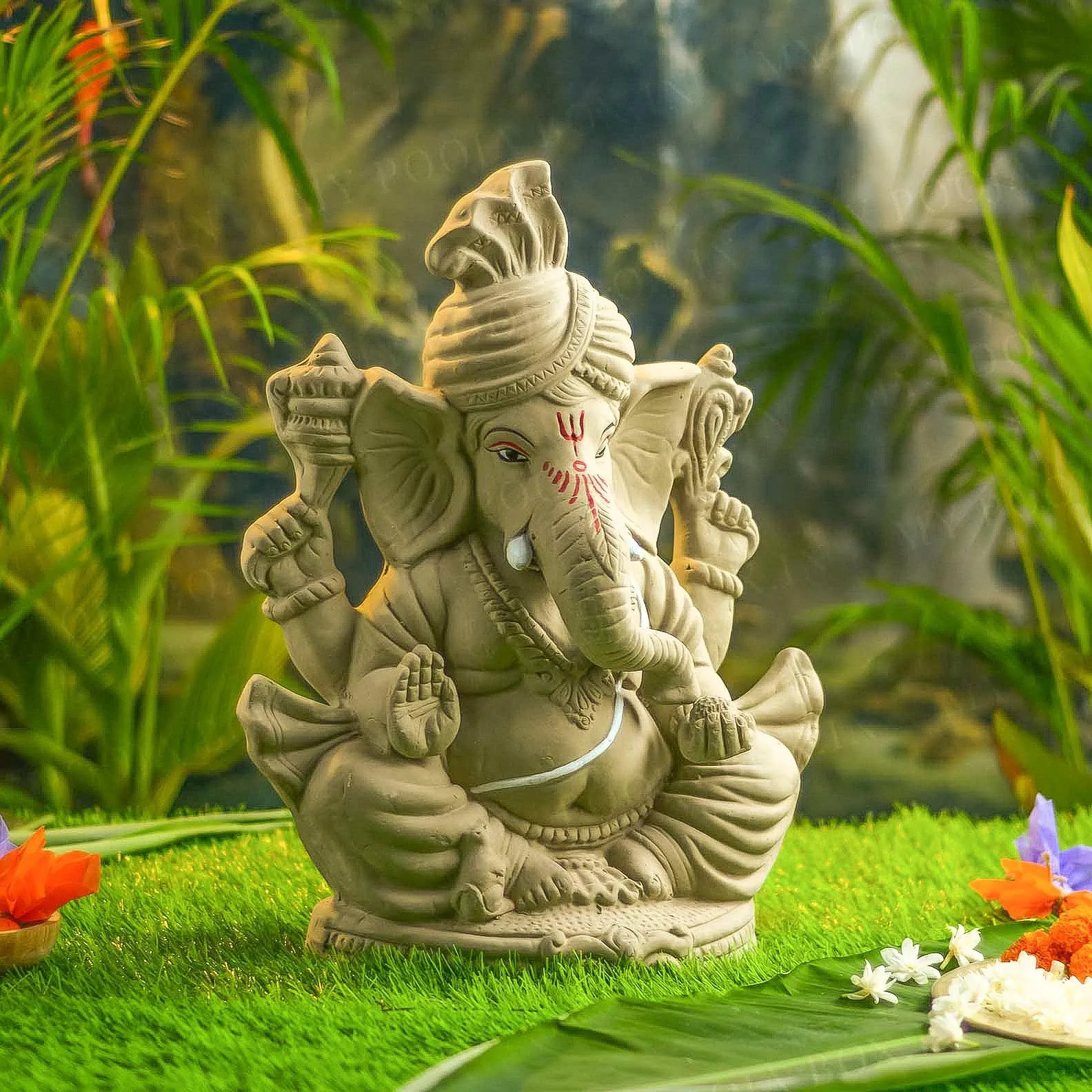 1.5FEET Rudveda Eco-Friendly Ganpati | Plant-A-Ganesha