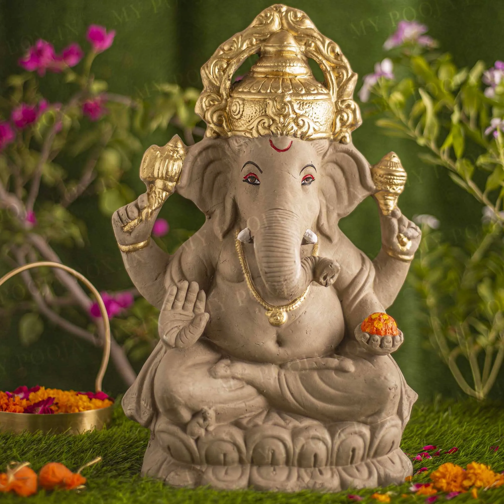 1.5FEET Siddhaye Eco-Friendly Ganpati | Plant-A-Ganesha