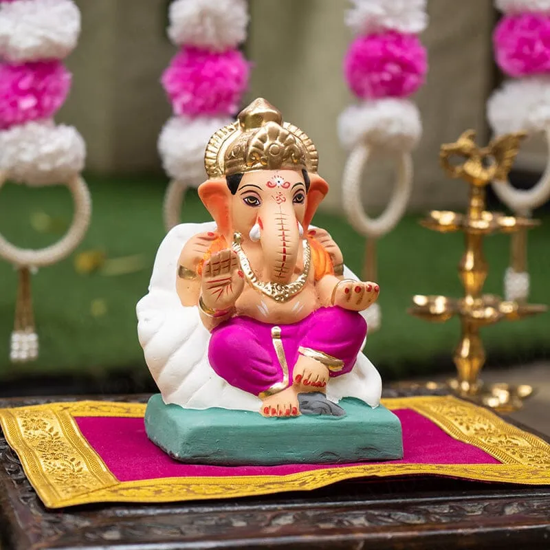 6INCH Eco-Friendly Shankh Shree Ganpati | Plant-A-Ganesha