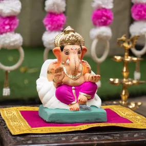 6INCH Eco-Friendly Shankh Shree Ganpati | Plant-A-Ganesha