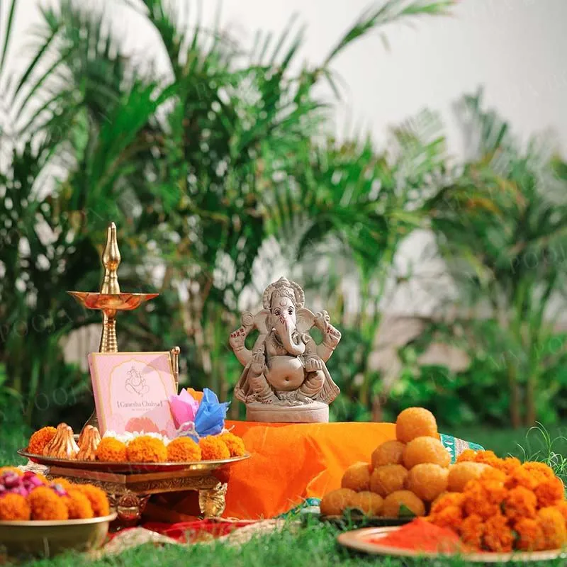 6INCH Siddhi Vinayak Eco-Friendly Ganpati | Plant-A-Ganesha