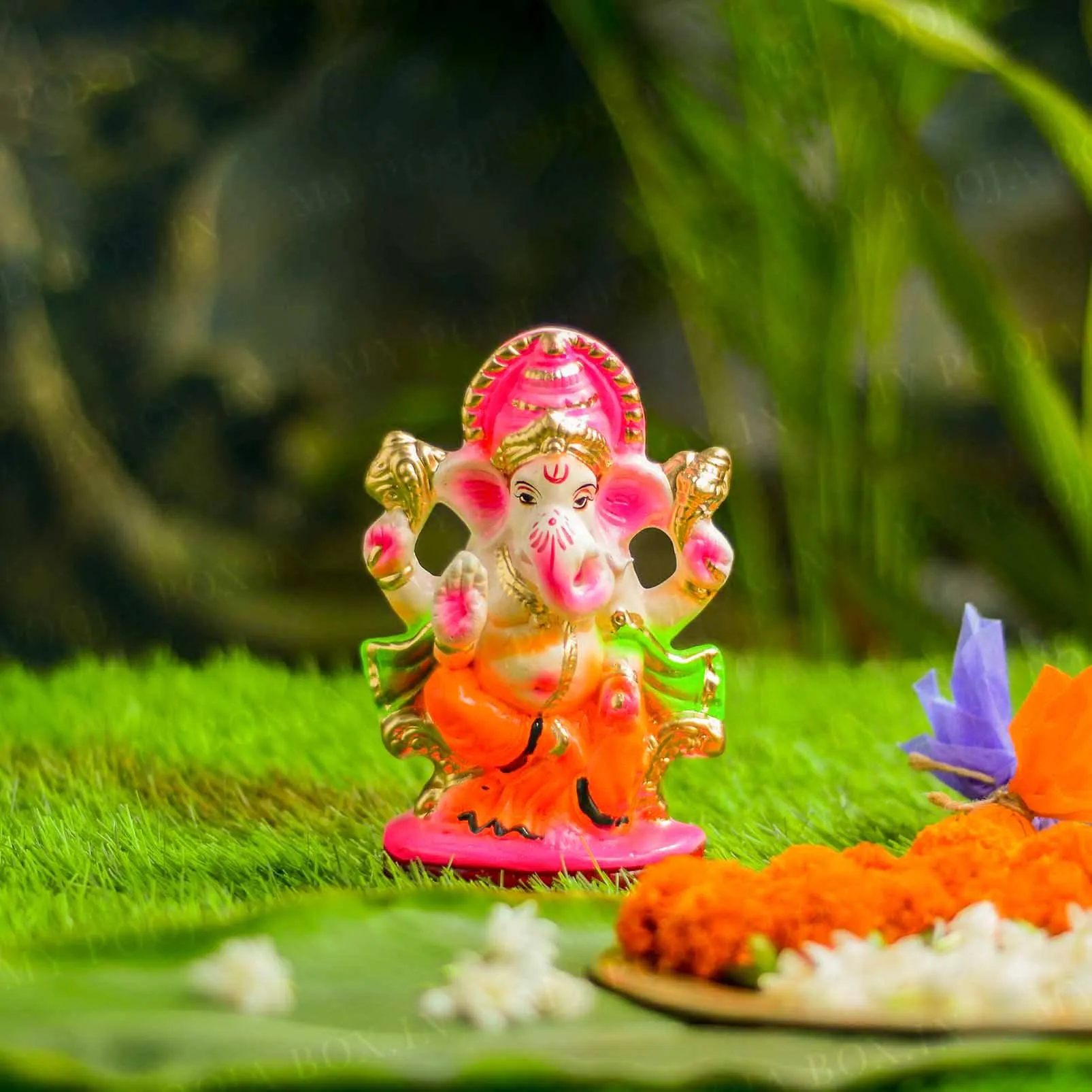 7INCH Shri Rudra Eco-Friendly Ganpati | Plant-A-Ganesha