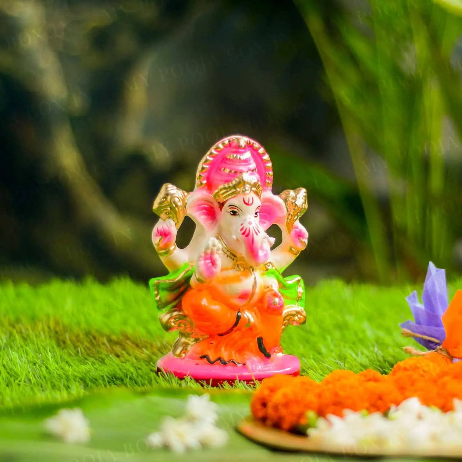 7INCH Shri Rudra Eco-Friendly Ganpati | Plant-A-Ganesha