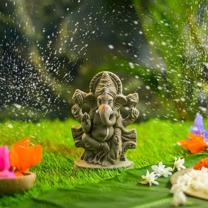 7INCH Shri Rudra Eco-Friendly Ganpati | Plant-A-Ganesha