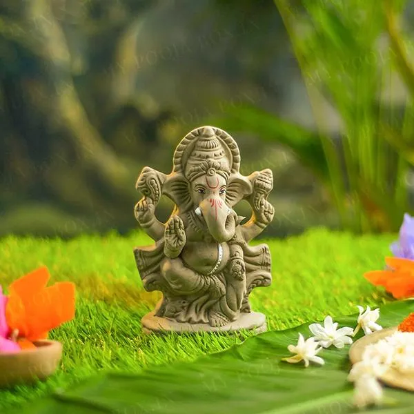 7INCH Shri Rudra Eco-Friendly Ganpati | Plant-A-Ganesha