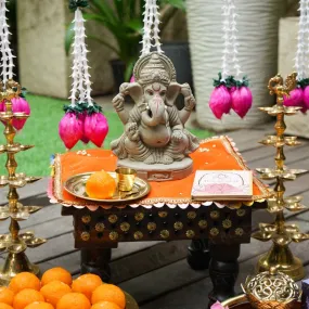 8INCH Dagduseth Eco-Friendly Ganpati | Plant-A-Ganesha
