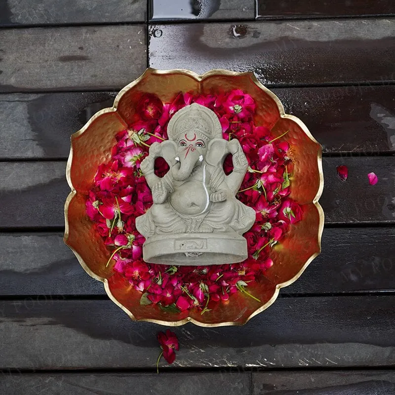 8INCH Dagduseth Eco-Friendly Ganpati | Plant-A-Ganesha