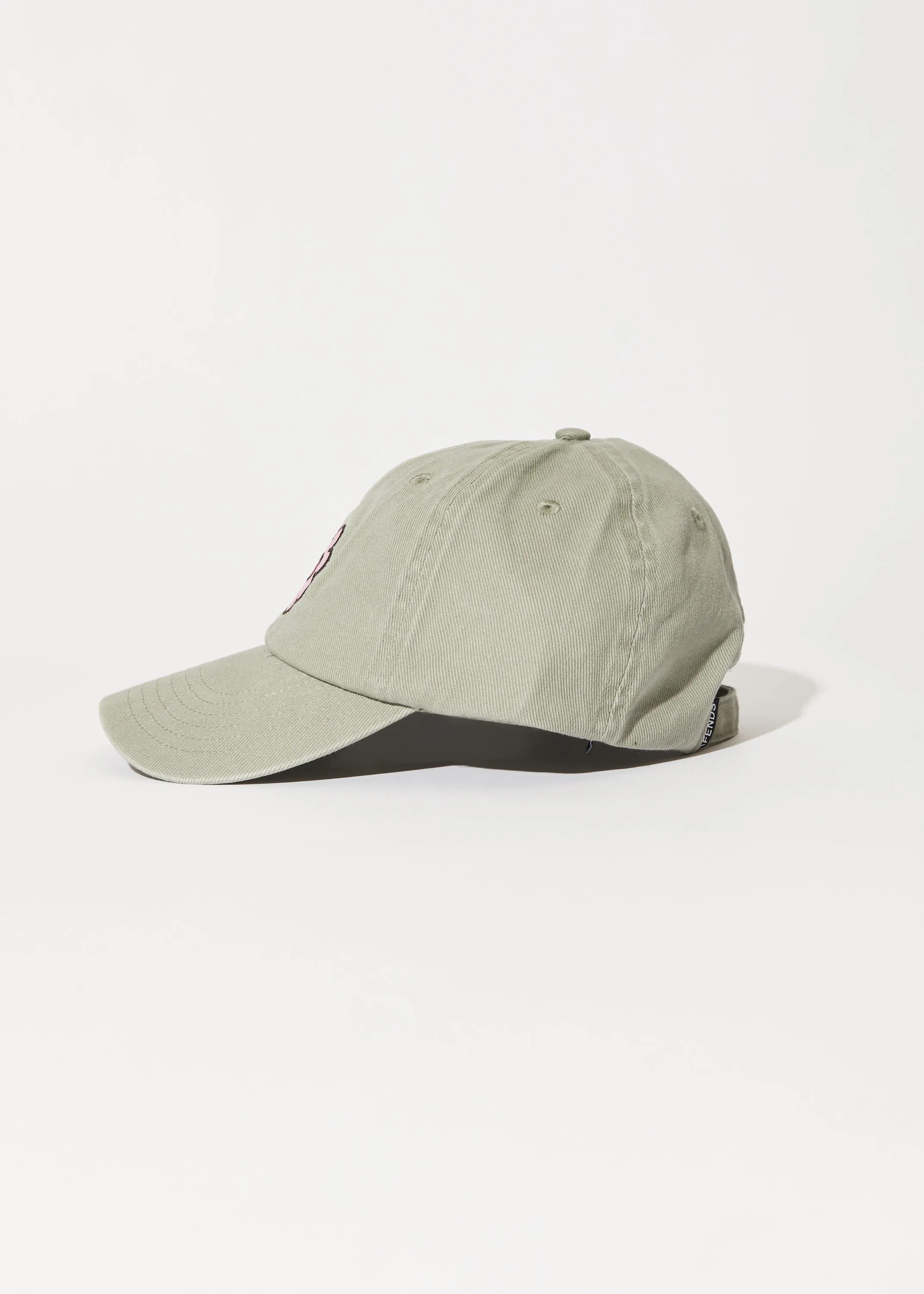 AFENDS Unisex Flower - 6 Panel Cap - Olive