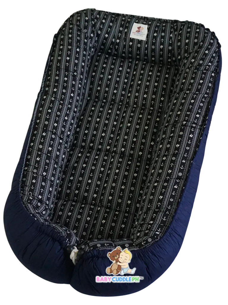 Anchor Stripes in Black (Limited Stocks) - Bed and Head Pillow