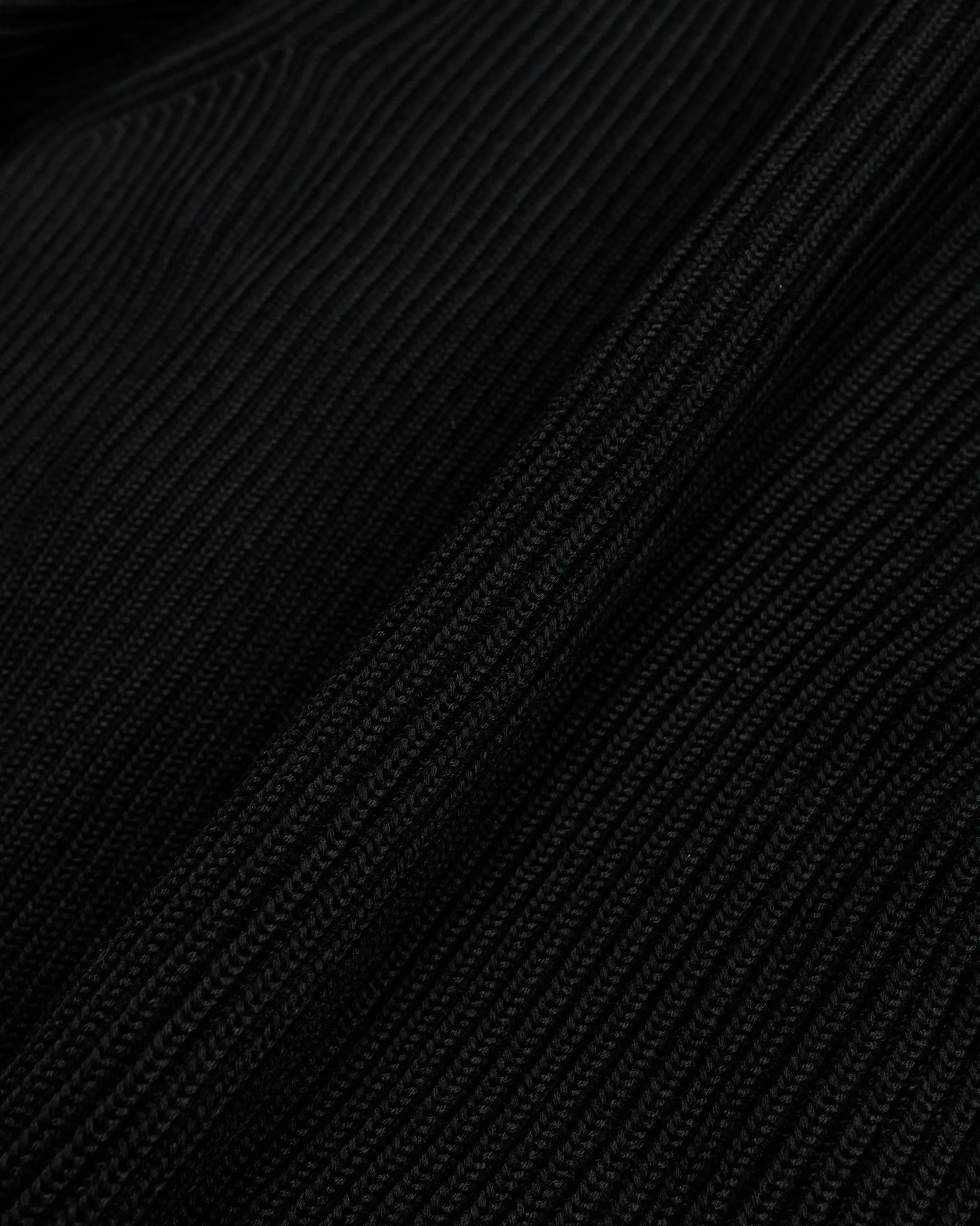 Navy Full-Zip Black Sweater with Pockets by Andersen-Andersen