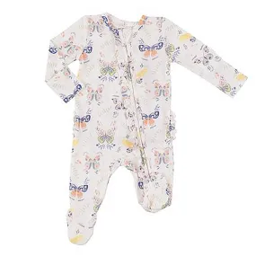 Angel Dear Ruffle Footie Botany Butterflies
