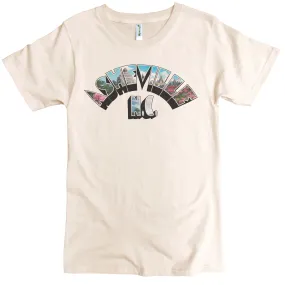 Asheville Art Deco Arch Graphic Tee (M)
