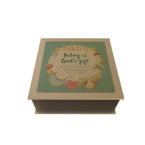 Baby Personalized Desk Pad: Blue