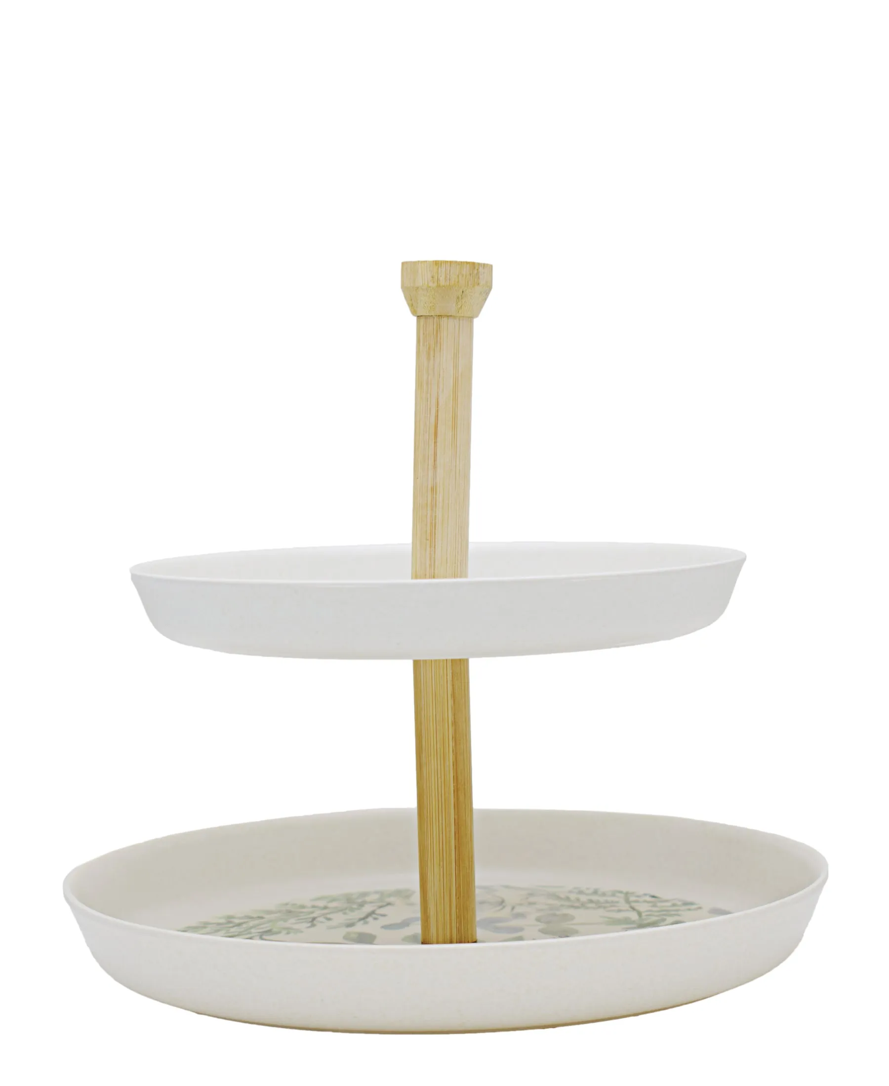 Bamboo Fibre Cake Stand - White