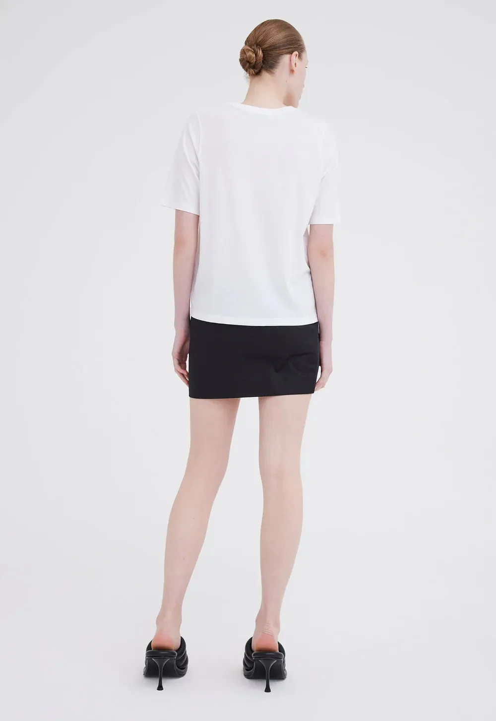 Band Organic Cotton Tee in White