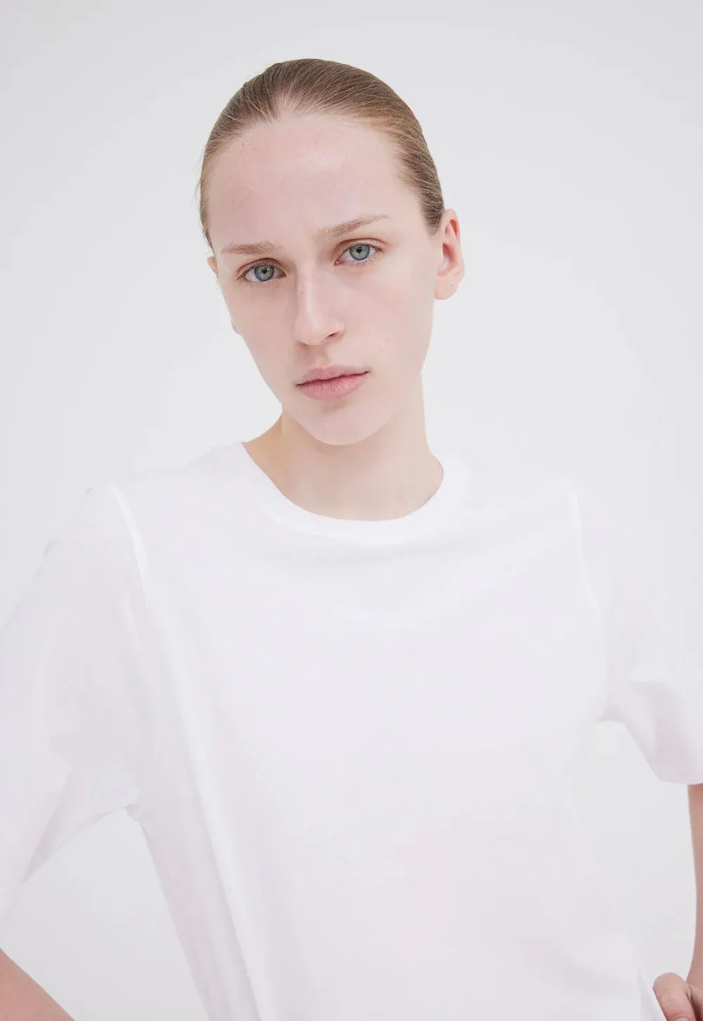 Band Organic Cotton Tee in White