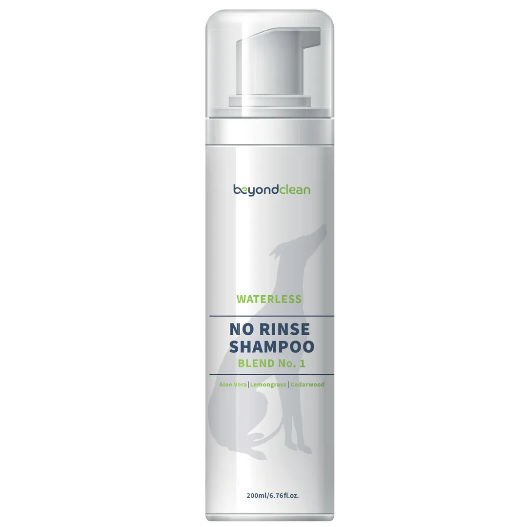 Beyond Clean Blend No.1 Organic Aloe Vera, Lemongrass & Cedarwood Waterless No Rinse Shampoo Foam