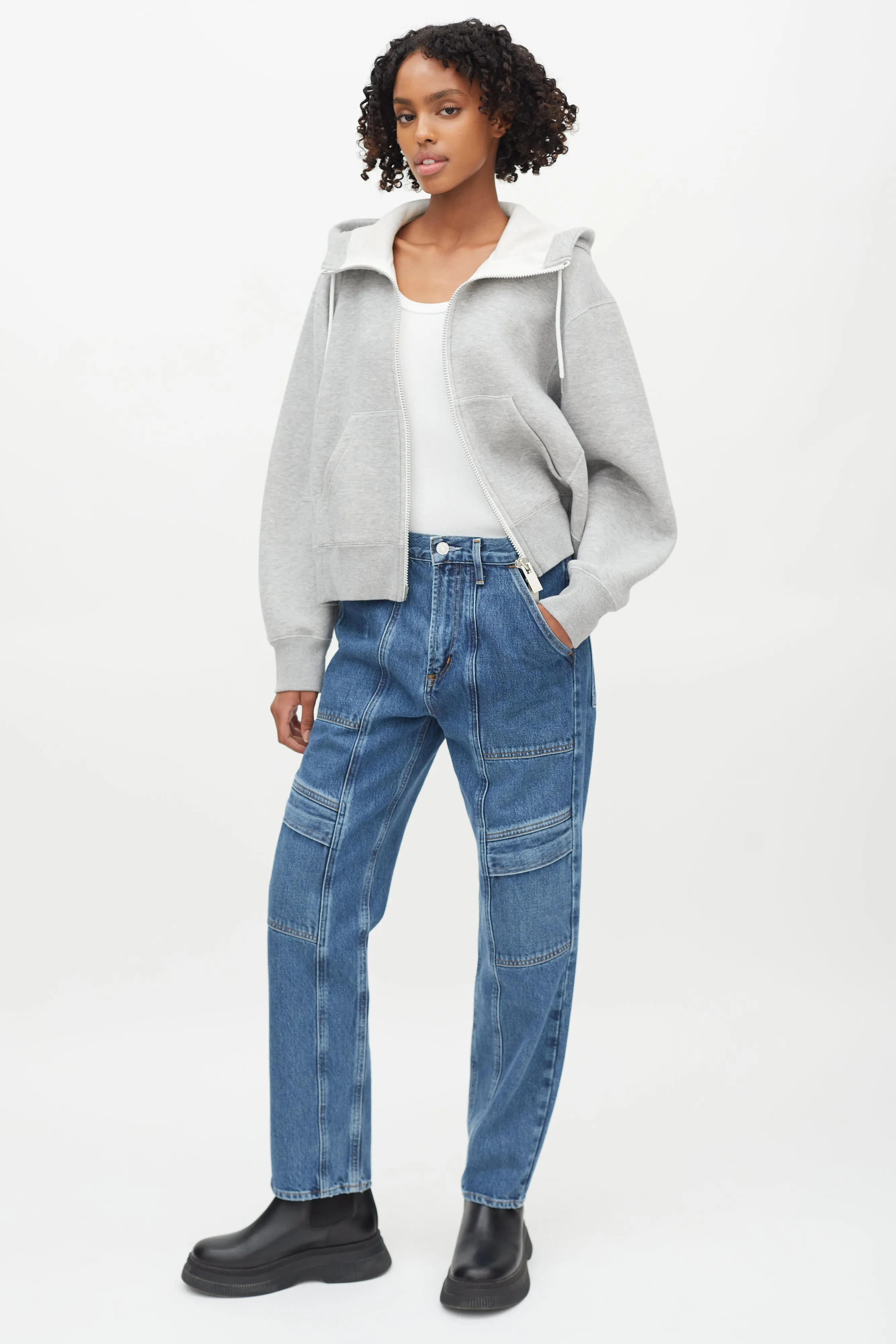 Blue Cooper Cargo Jeans