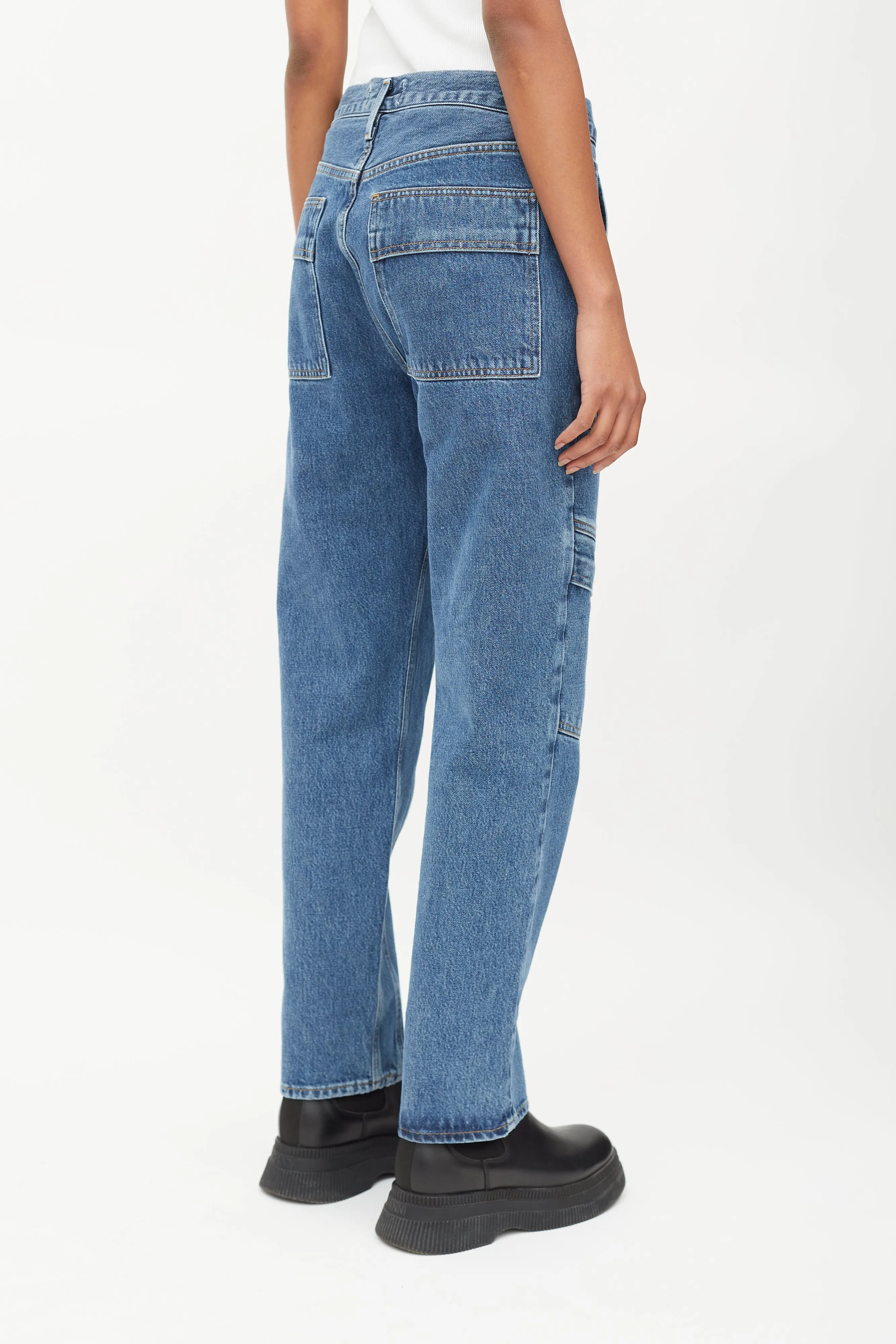 Blue Cooper Cargo Jeans