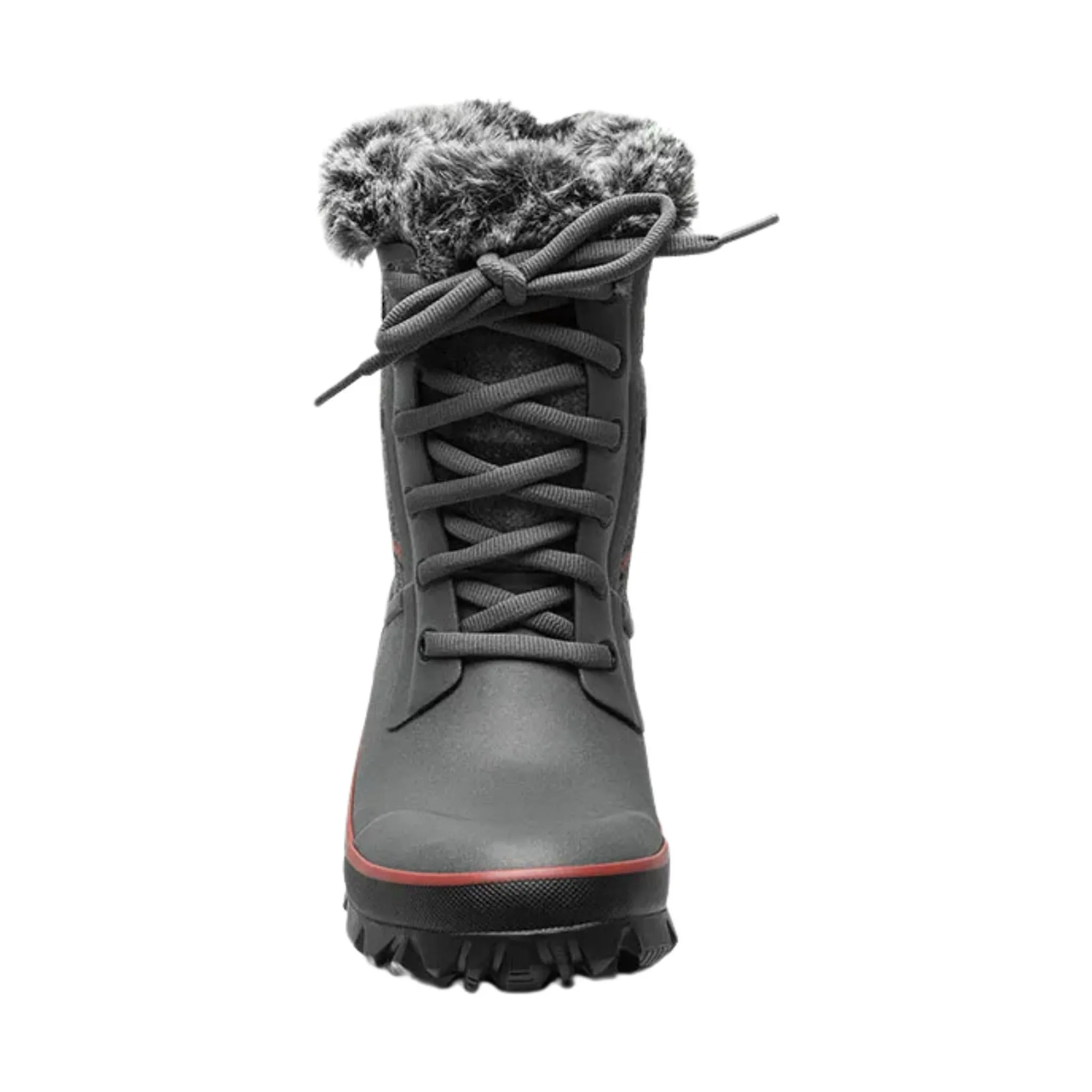 Womens Arcata Cozy Plaid Winter Boots - Dark Gray Multi | Bogs