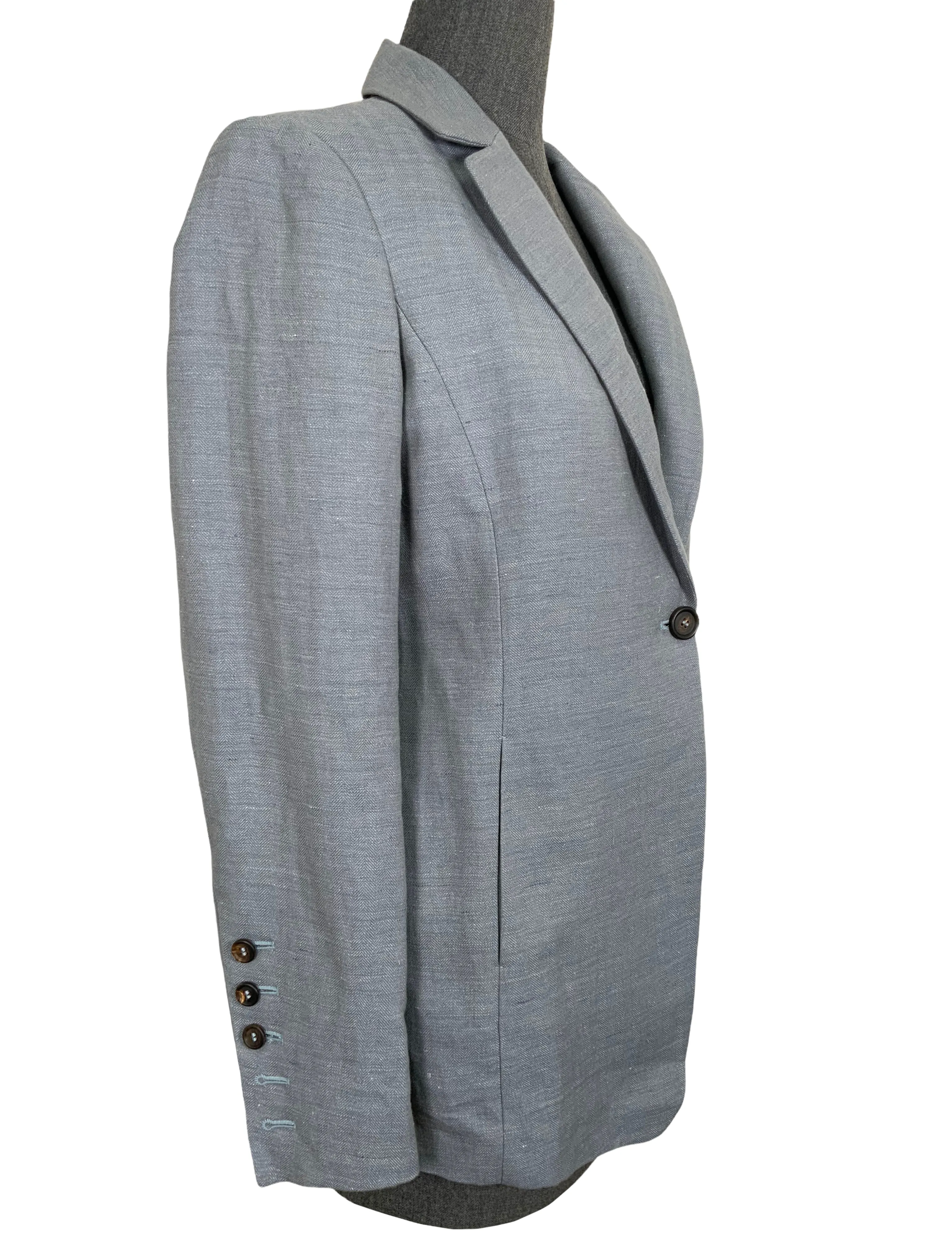 Brunello Cucinelli Size S Stylish Linen Blazer Jacket