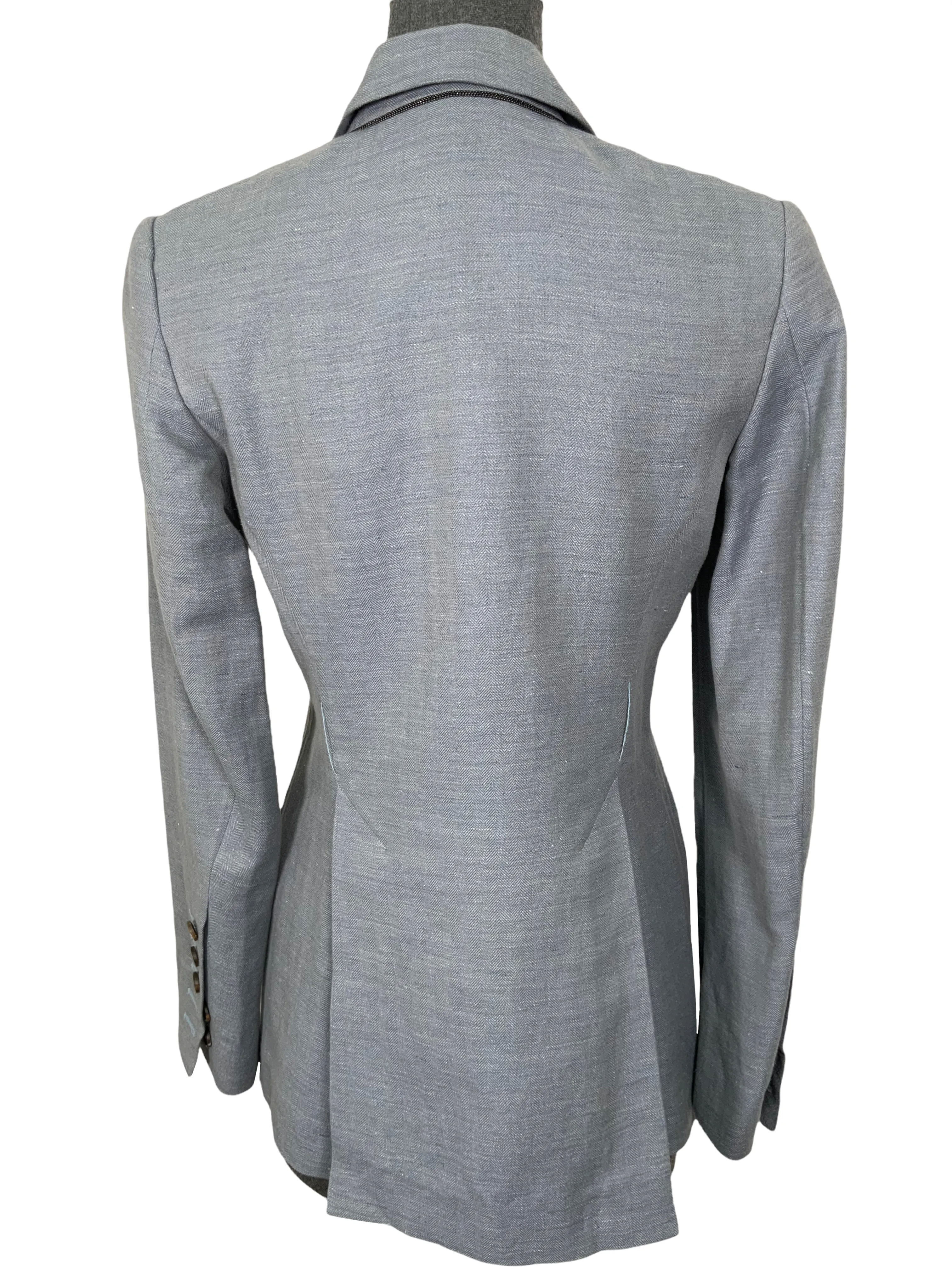 Brunello Cucinelli Size S Stylish Linen Blazer Jacket