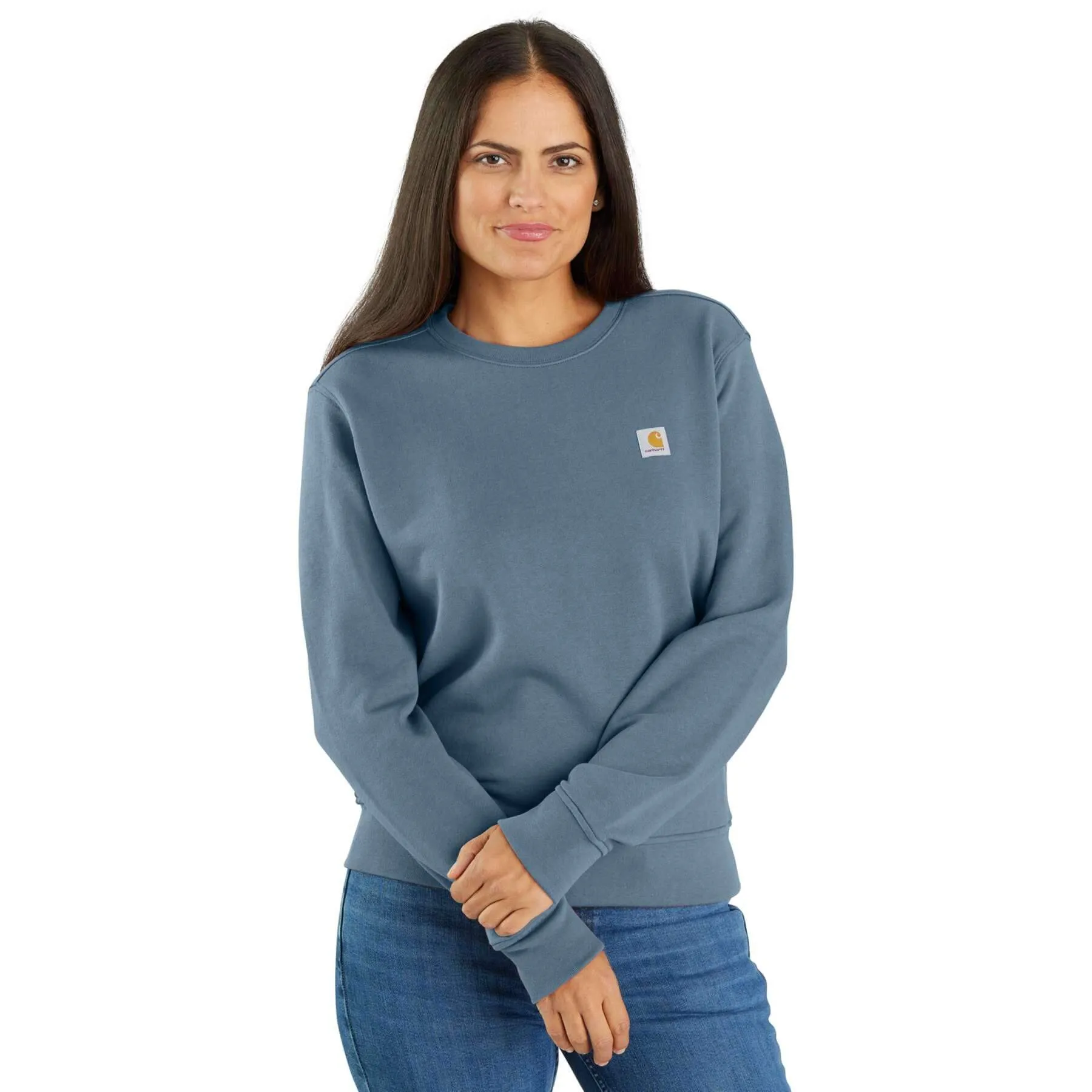Carhartt Womens Midweight Relaxed Fit French Terry Crewneck Sweatshirt 106179