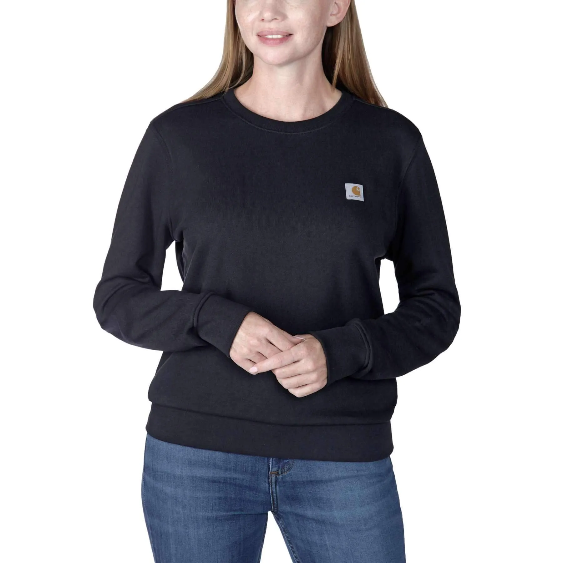Carhartt Womens Midweight Relaxed Fit French Terry Crewneck Sweatshirt 106179
