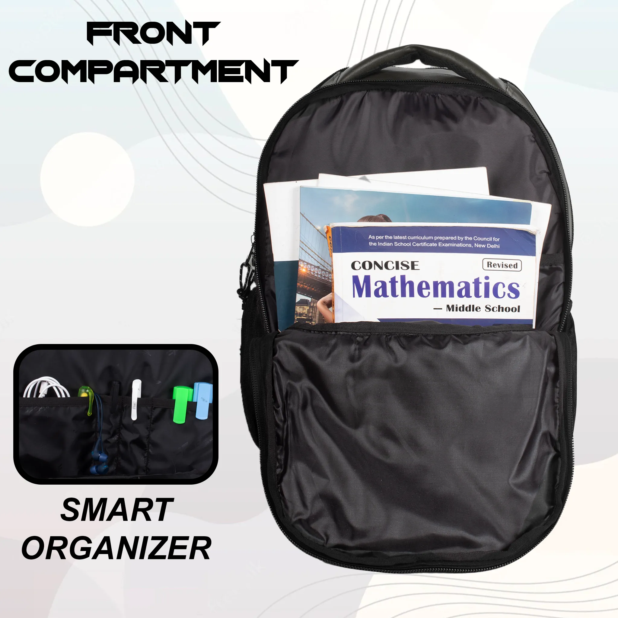 CEO 25L Black Laptop Backpack