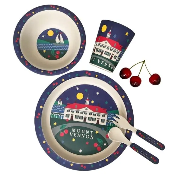Children's Dish Set - Bamboo Dish Set