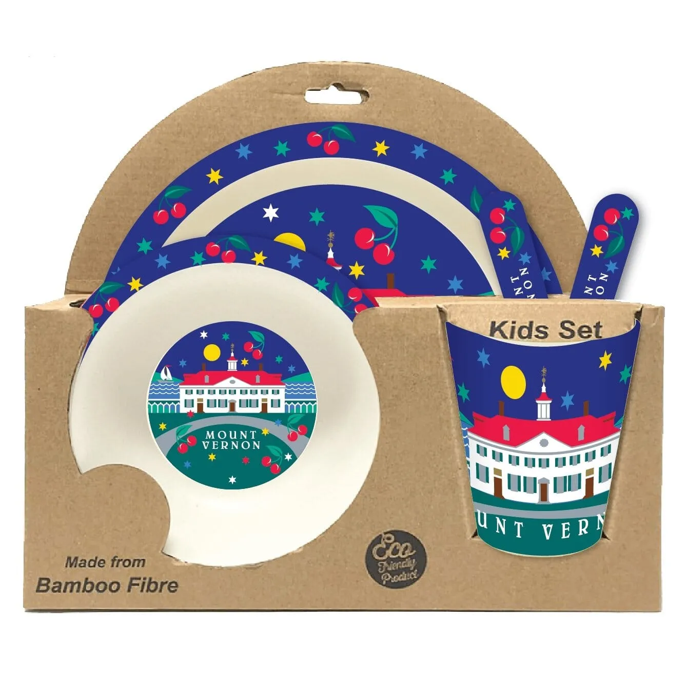 Children's Dish Set - Bamboo Dish Set