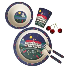 Children's Dish Set - Bamboo Dish Set