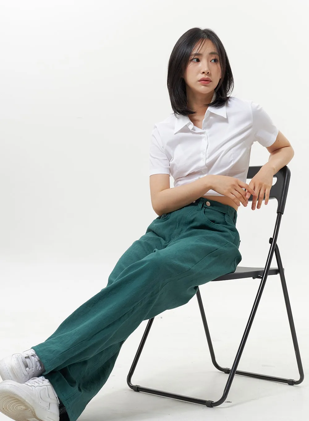 Color Linen Pants OY325
