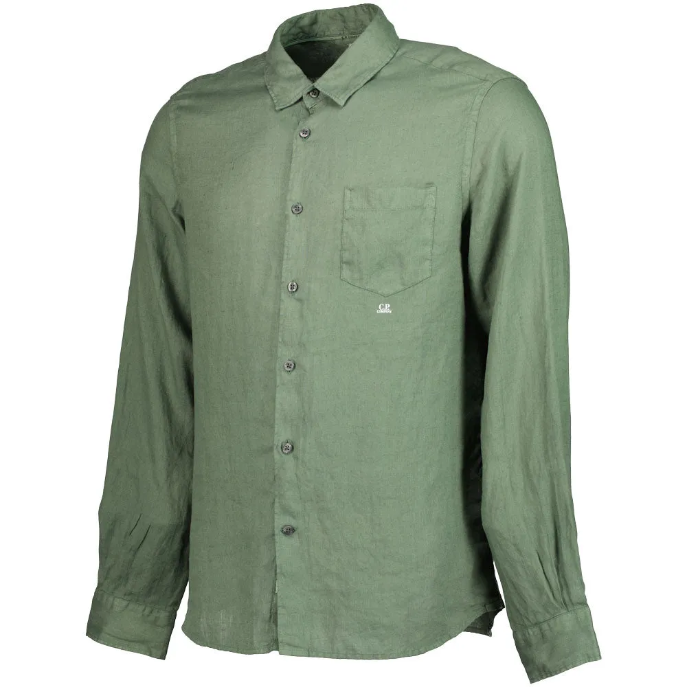 C.P. Long Sleeve Linen Shirt