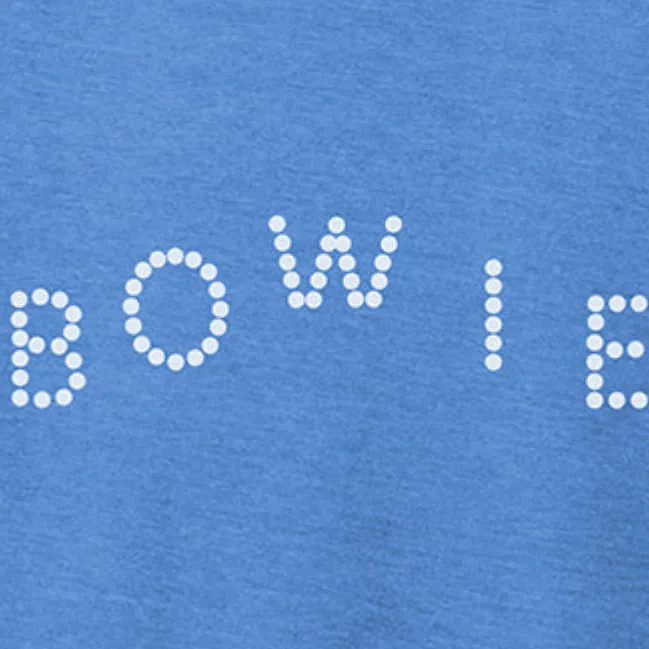David Bowie Eco T-Shirt Bowie Dots in Blue