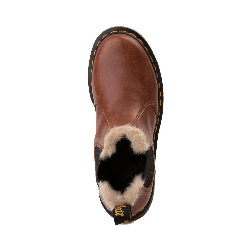 Dr. Martens 2976 Leonore Chelsea Boot with Faux Fur Lining