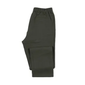 Drawstring easy pants in arabica Belgian linen (restock)