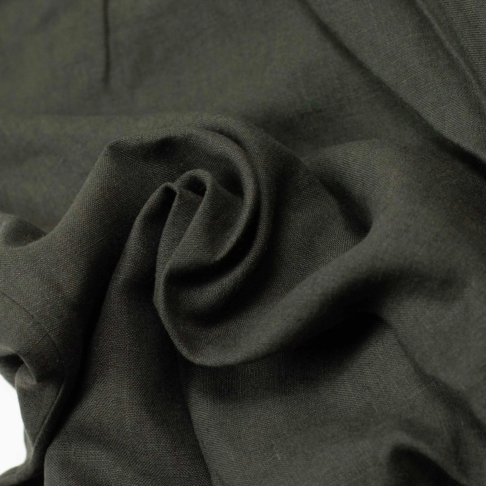 Drawstring easy pants in arabica Belgian linen (restock)