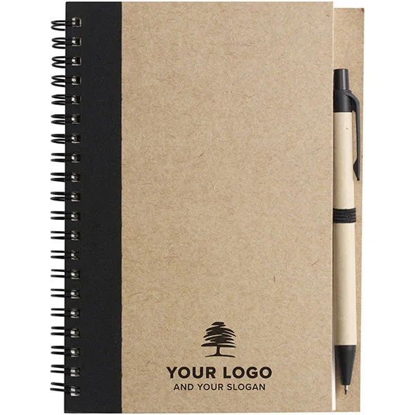 Eco Wirobound Notebook with Pen