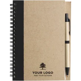 Eco Wirobound Notebook with Pen