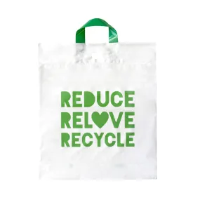 Ecopack Loop Handle Medium Reusable Shopping Bag (1 Pack /100 Bags)