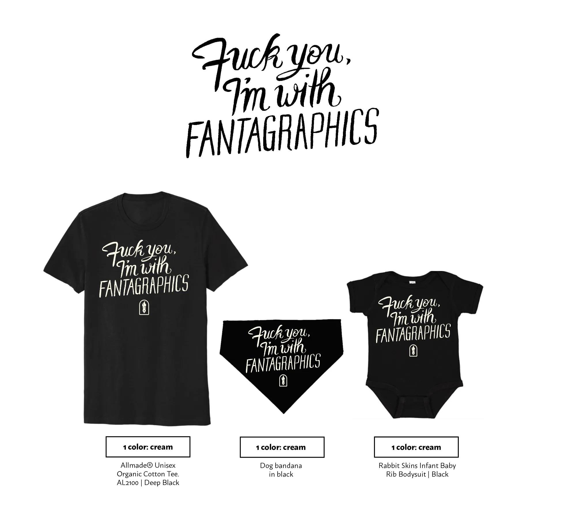 FU Fantagraphics Baby Onesie