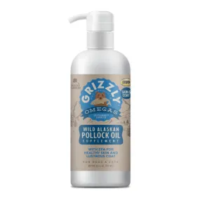 Grizzly Pet Products Pollock Oil for Cats & Dogs 16oz