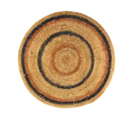 Hand Woven Peach & Black Wedding Baskets from Zambia, Fair Trade