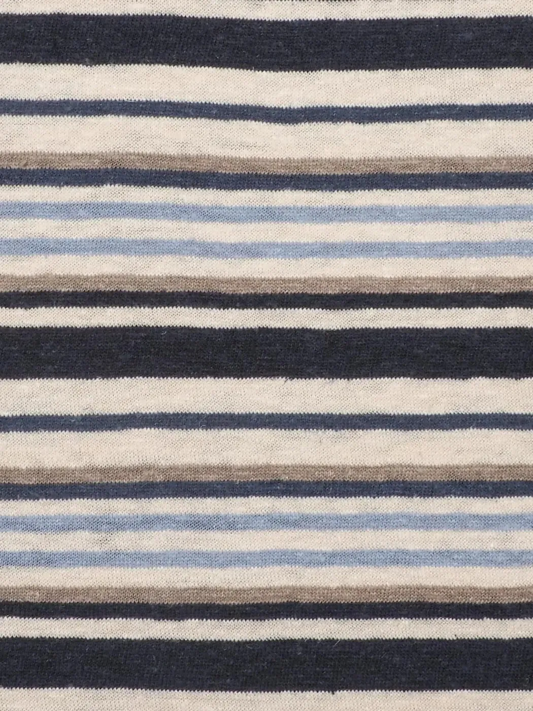 Hemp & Organic Cotton Mid-Weight Yarn Dyed Stripe Jersey ( KJ21E821A / KJ21E821B )